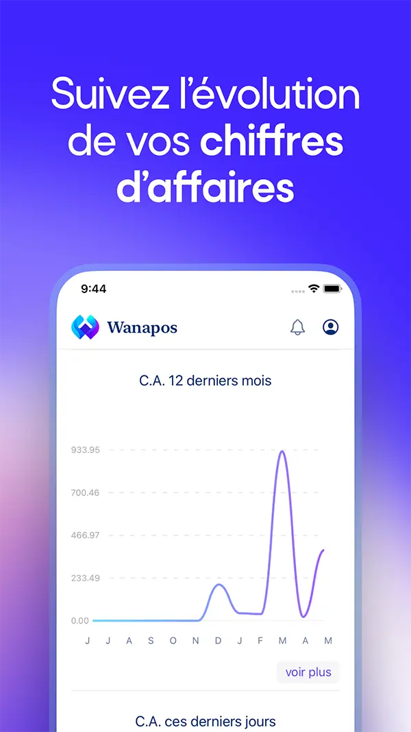Évolution du CA